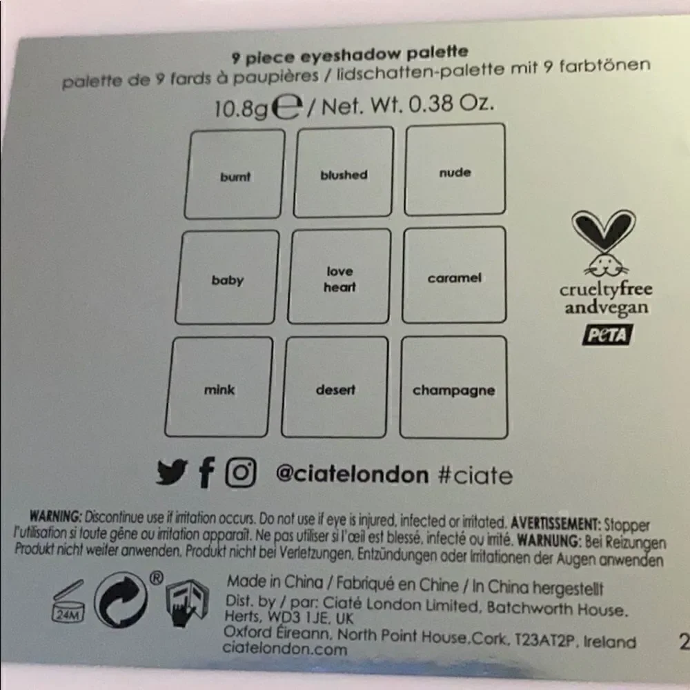 NIB CIATE London Trend Edit Palette